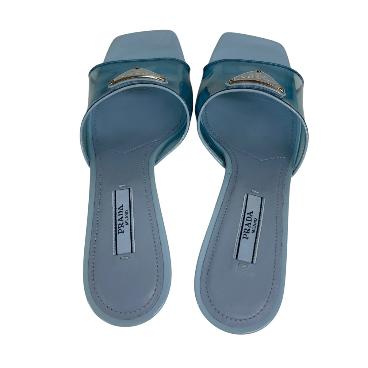 PRADA トライアングルプレートパンプス 古着・中古-6枚目のアイテム画像