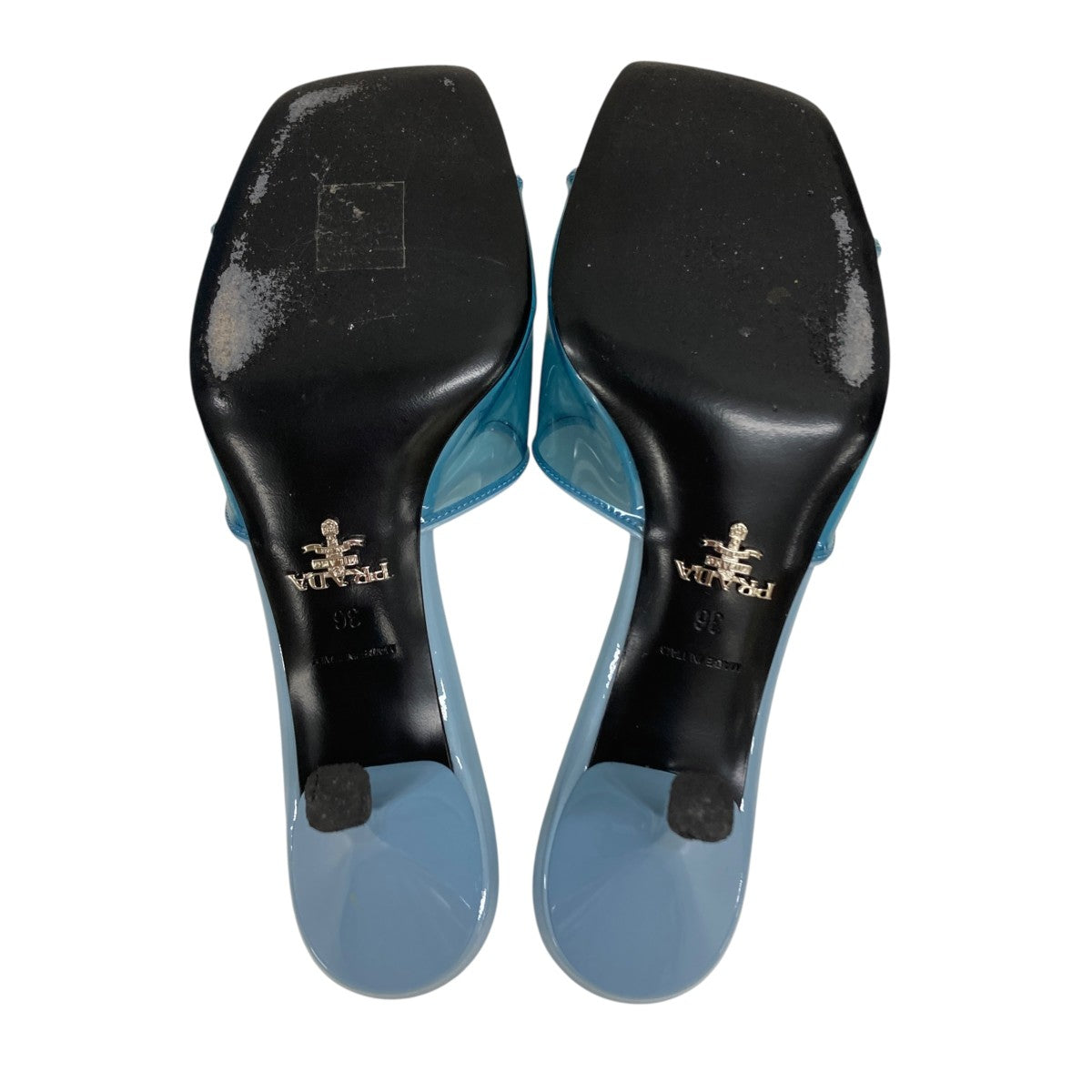 PRADA トライアングルプレートパンプス 古着・中古-7枚目のアイテム画像