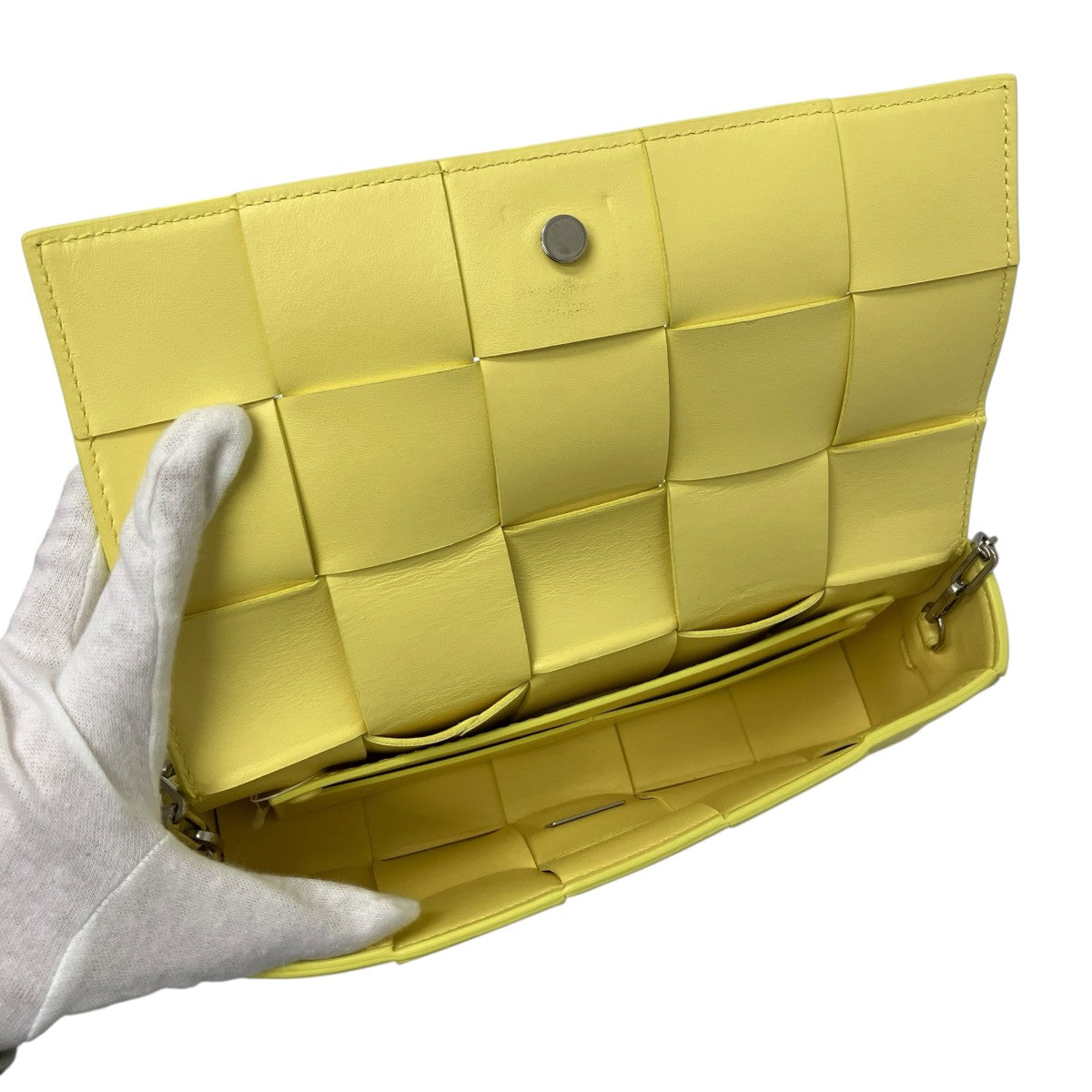 BOTTEGA VENETA イントレチャートカセット チェーンショルダーバッグ 古着・中古-7枚目のアイテム画像
