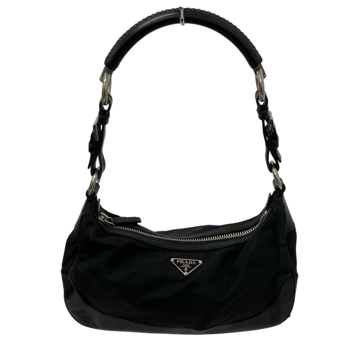 PRADA 三角プレート ナイロンショルダーバッグ 古着・中古-2枚目のアイテム画像