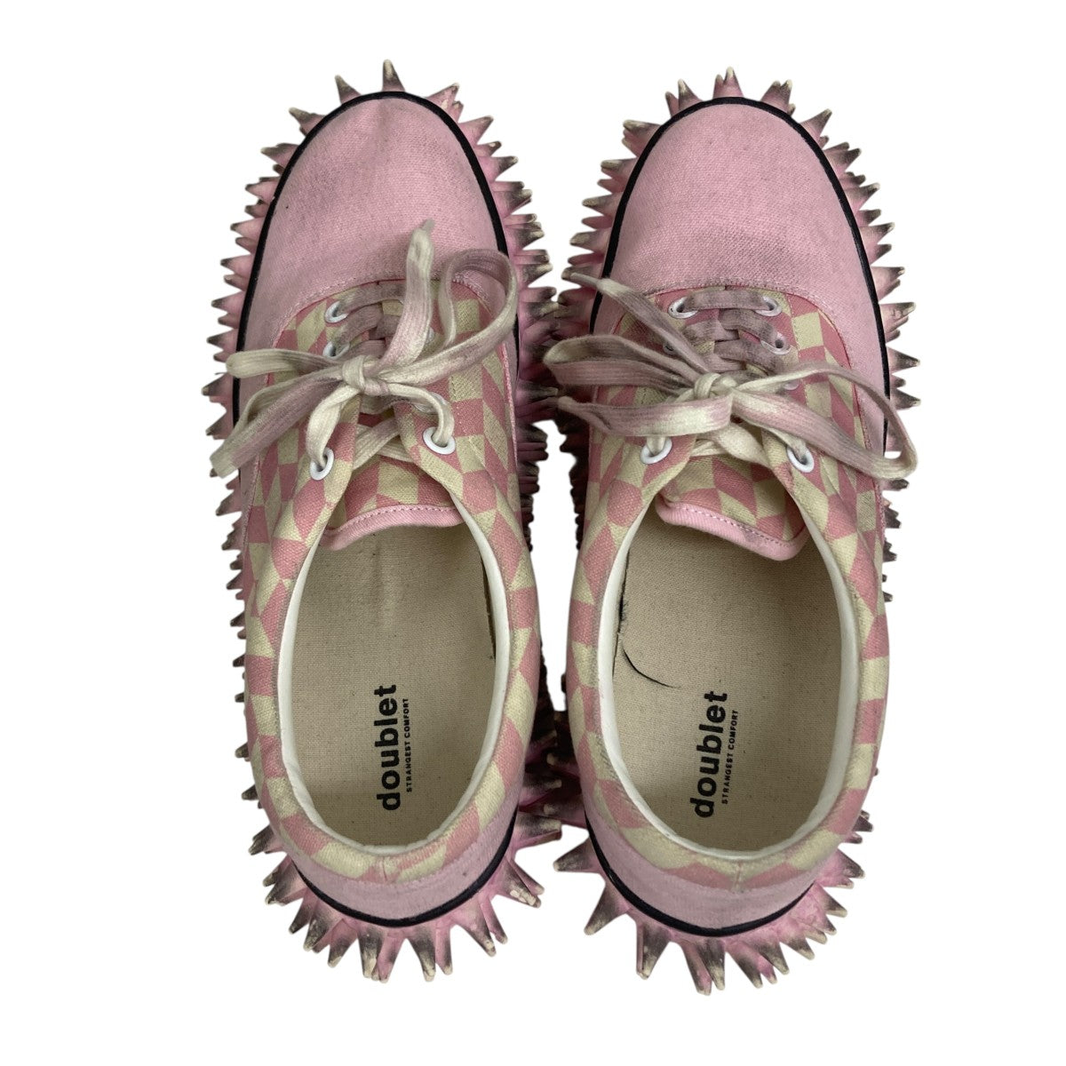doublet DIRTY SPIKE CANVAS SNEAKER スパイクデザインスニーカー 古着・中古-6枚目のアイテム画像
