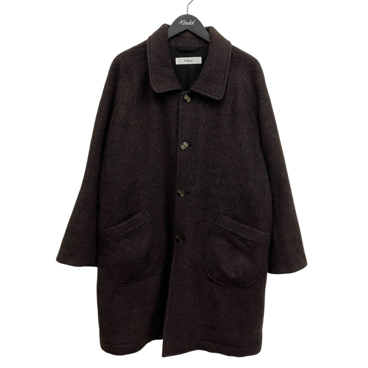 TOZAOU モヘアウールコート 古着・中古-1枚目のアイテム画像