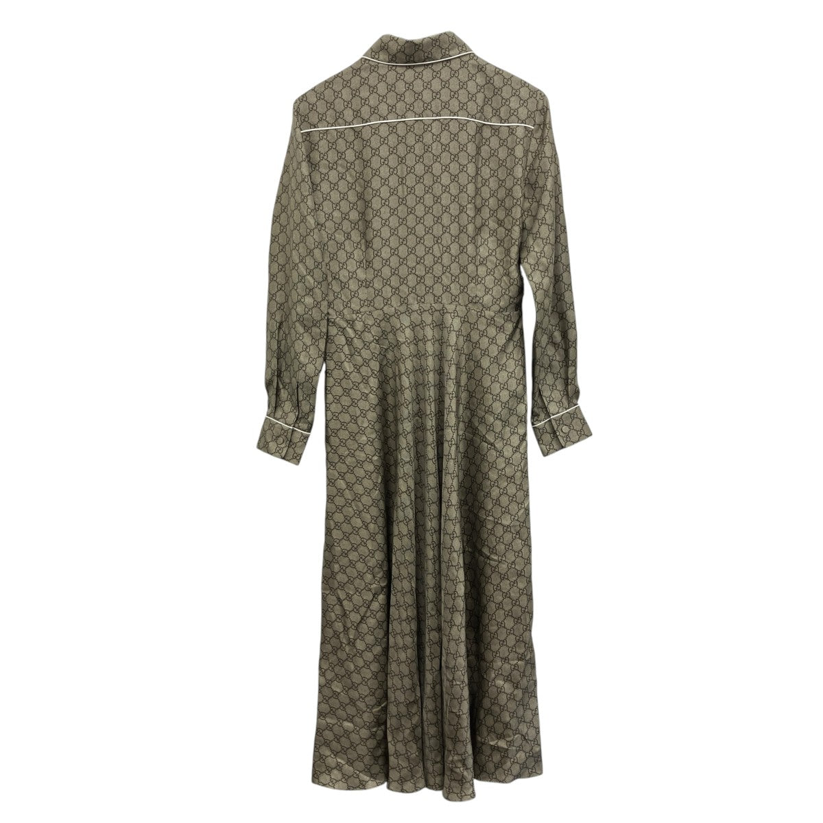 GUCCI GGシルク混ワンピース 古着・中古-2枚目のアイテム画像