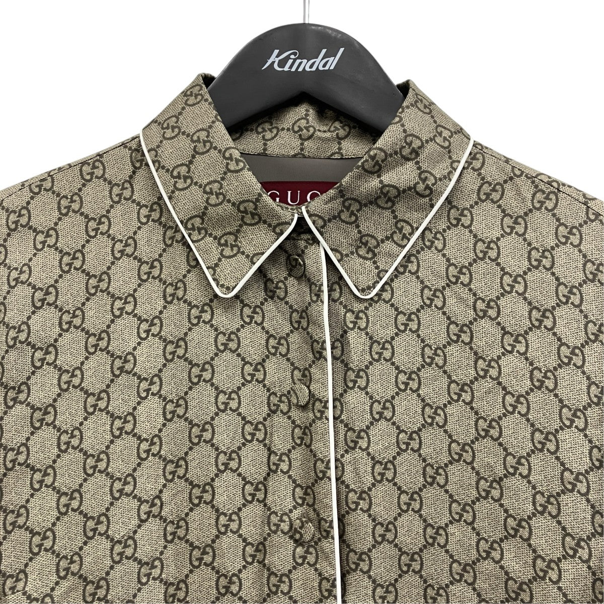 GUCCI GGシルク混ワンピース 古着・中古-3枚目のアイテム画像