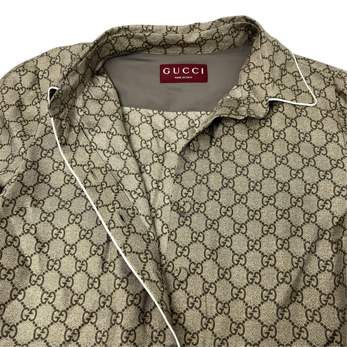 GUCCI GGシルク混ワンピース 古着・中古-4枚目のアイテム画像