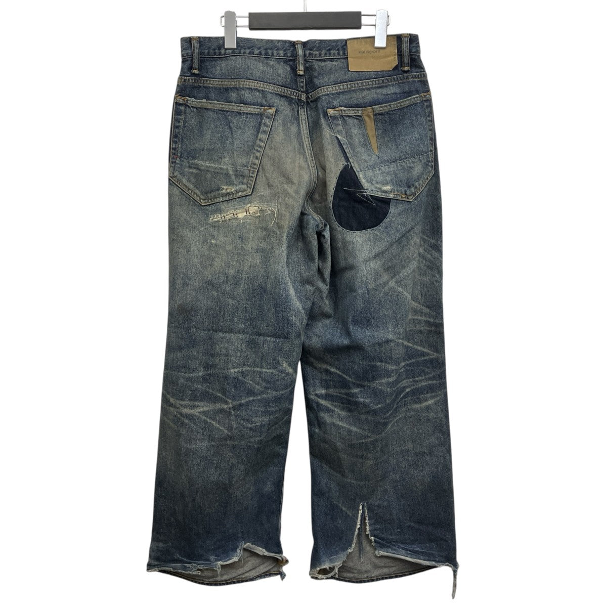 anachronorm ダメージリメイクデニムパンツ 古着・中古-2枚目のアイテム画像
