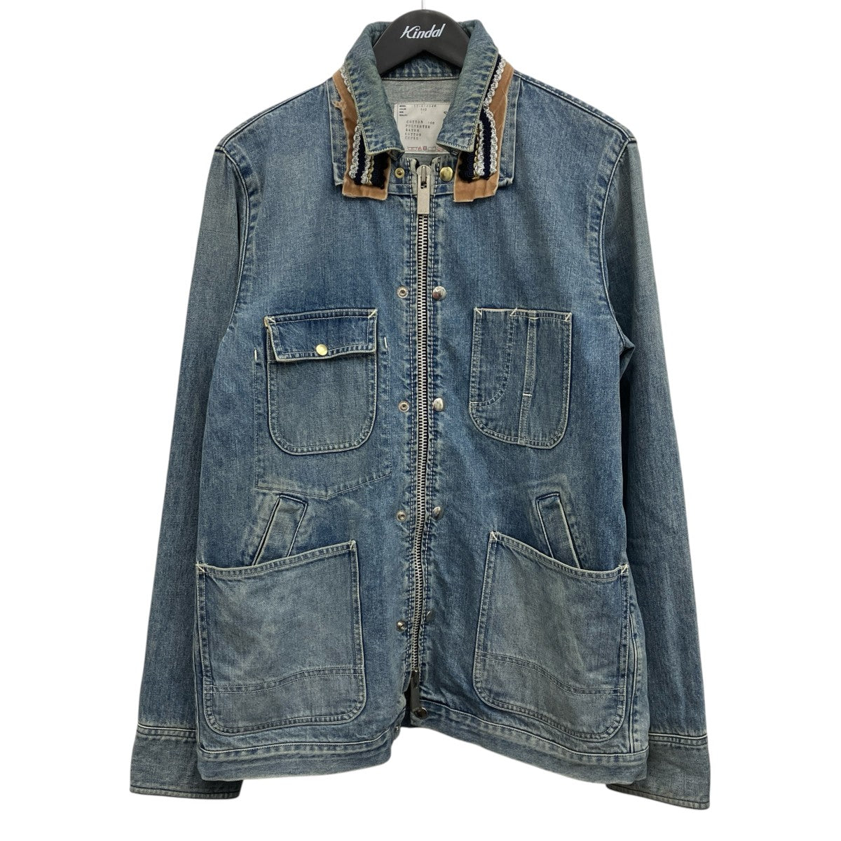 sacai デニムジャケット 古着・中古-1枚目のアイテム画像