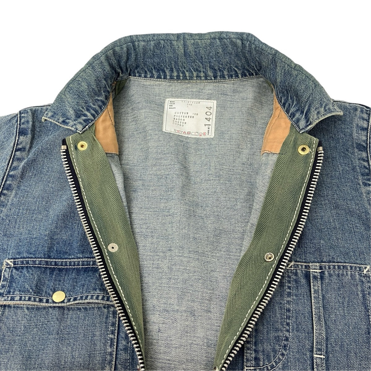 sacai デニムジャケット 古着・中古-4枚目のアイテム画像