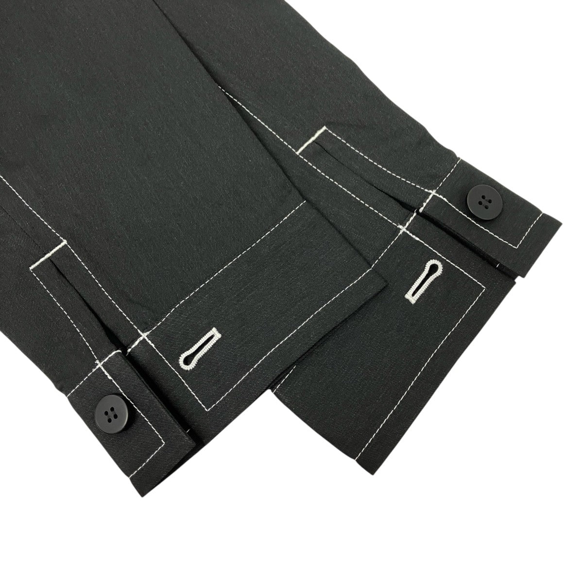 me ISSEY MIYAKE ノーカラージャケット 古着・中古-5枚目のアイテム画像