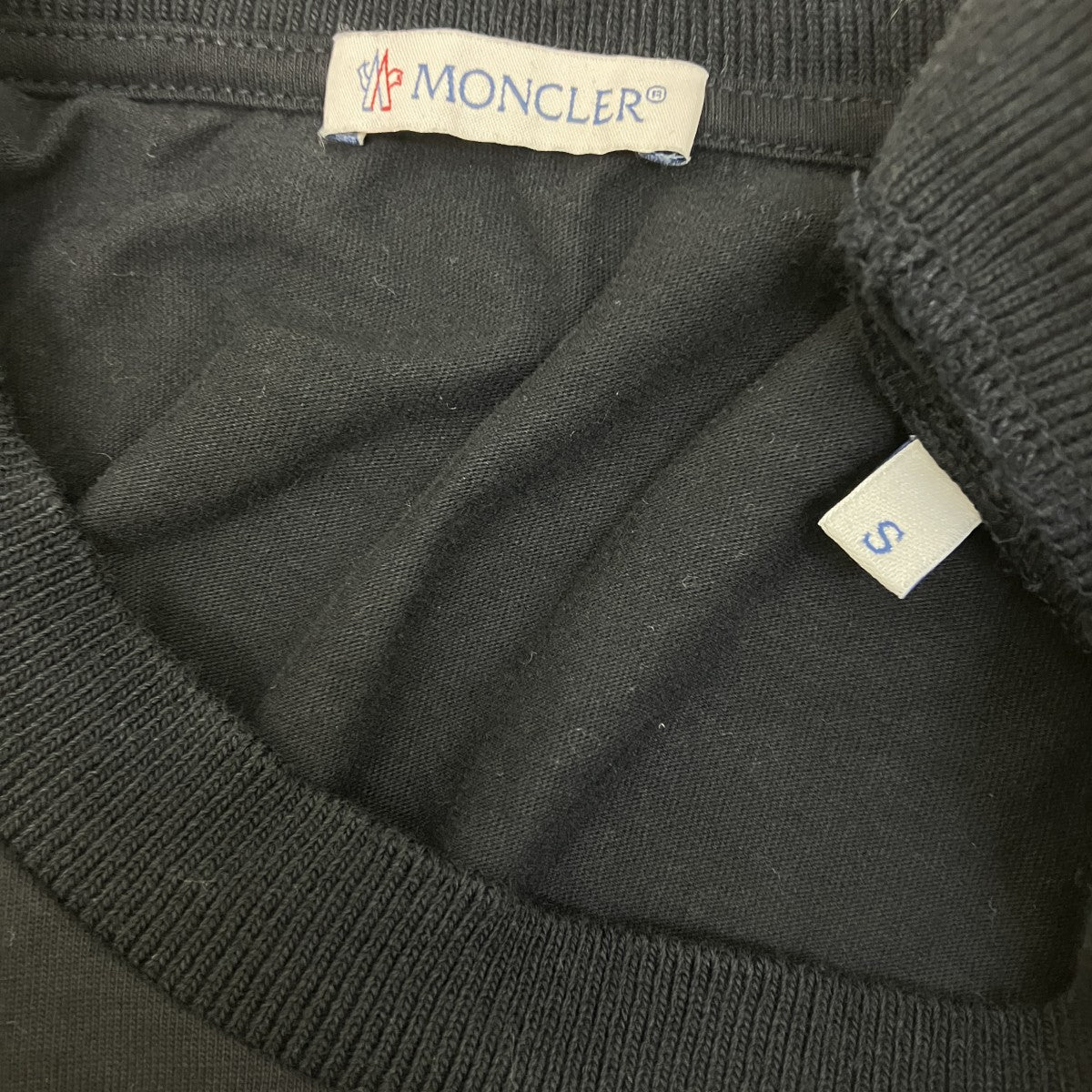 MONCLER ワッペンロゴロングスリーブTシャツJ20918D00006 古着・中古-5枚目のアイテム画像