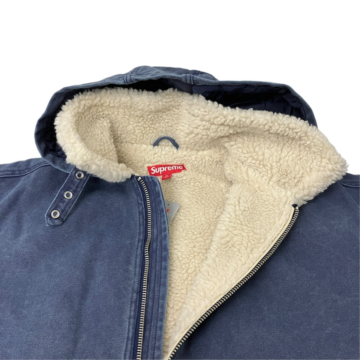 Supreme フェイク シアリング ラインド ボンバー ジャケット 古着・中古-4枚目のアイテム画像