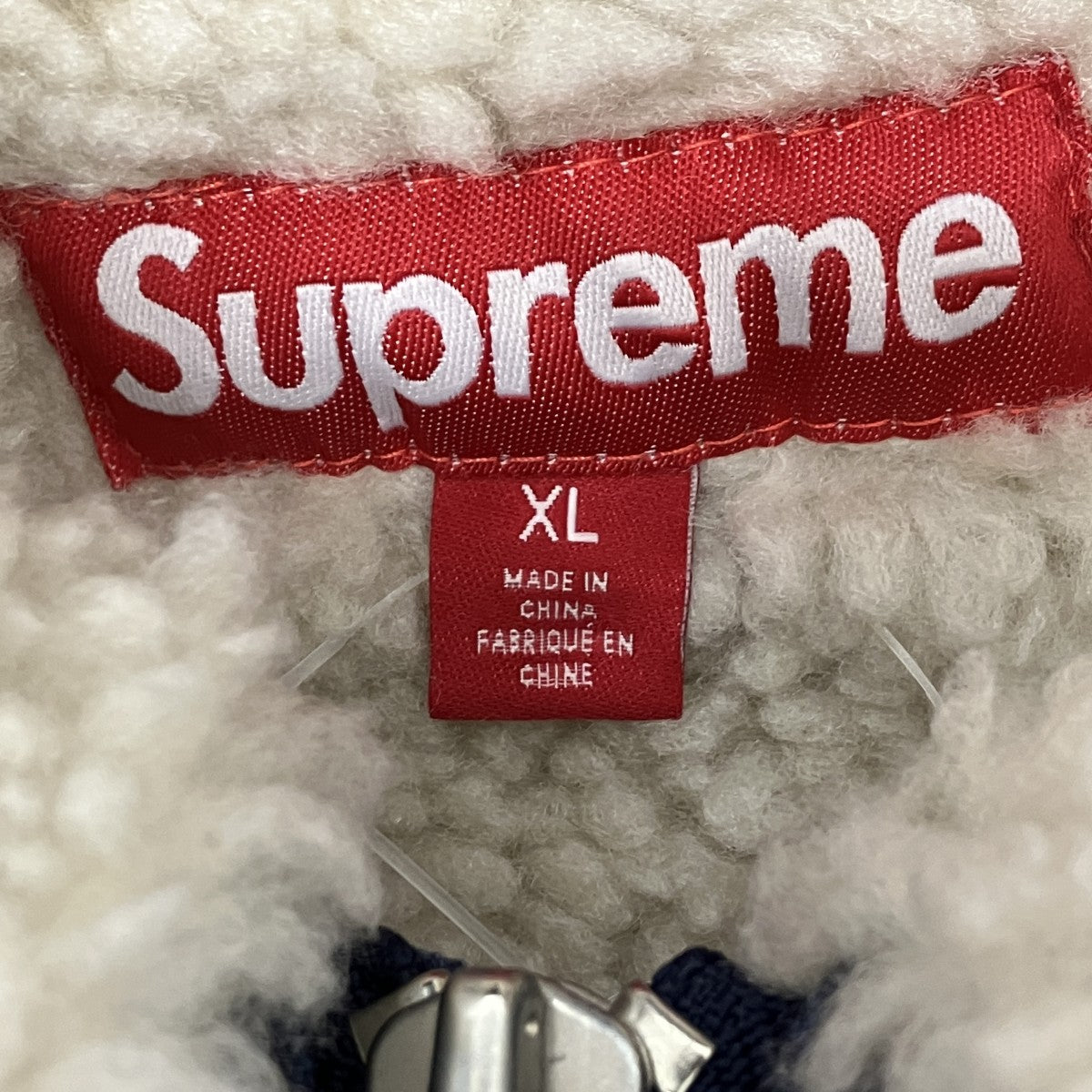 Supreme フェイク シアリング ラインド ボンバー ジャケット 古着・中古-6枚目のアイテム画像