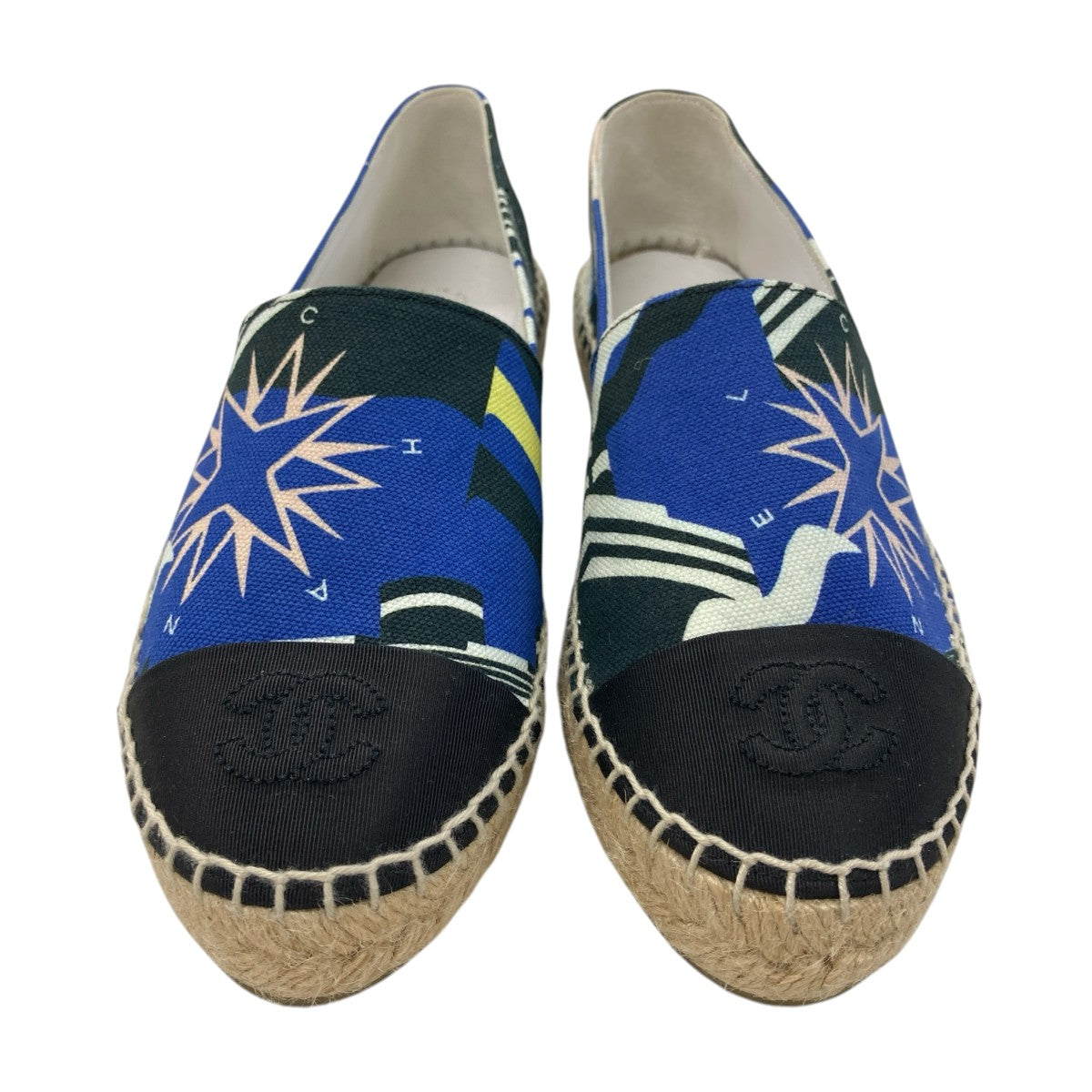 CHANEL ココマークキャンバス エスパドリーユシューズ 古着・中古-2枚目のアイテム画像