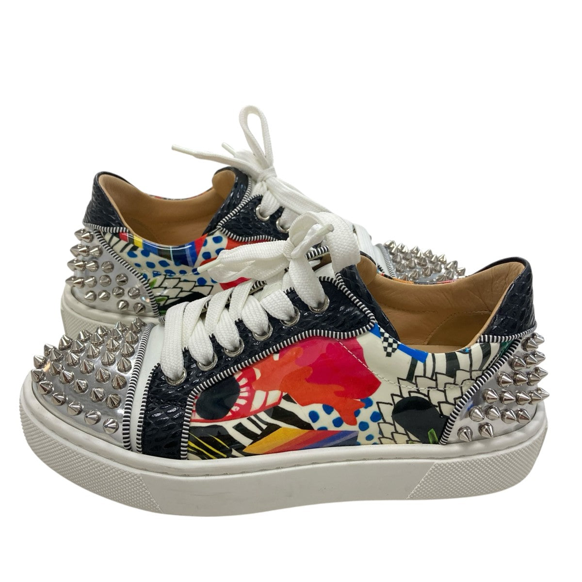 Christian Louboutin verissima 2 ORLATOスタッズデザインスニーカー 古着・中古-4枚目のアイテム画像