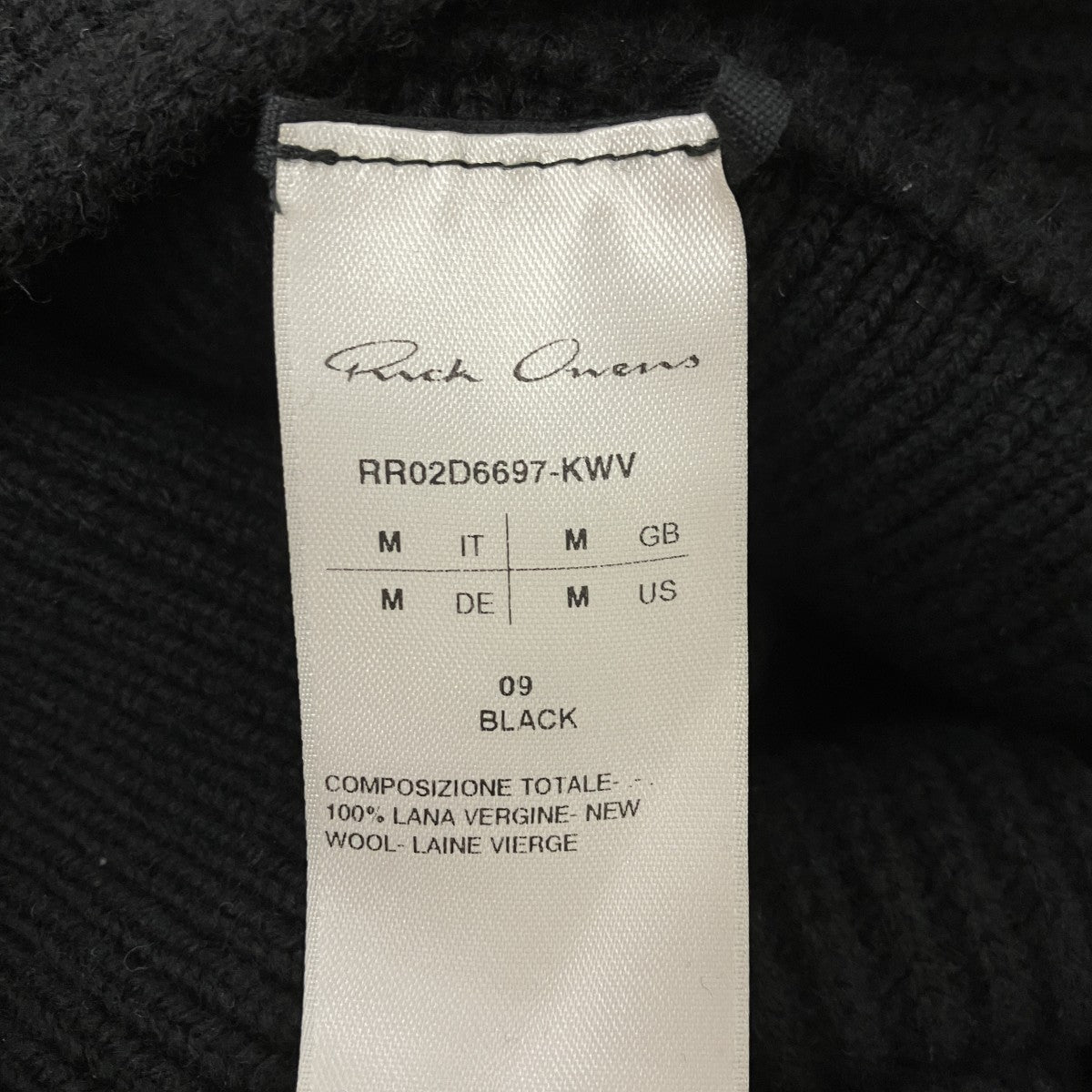 RICK OWENS ニットオールインワン 古着・中古-6枚目のアイテム画像