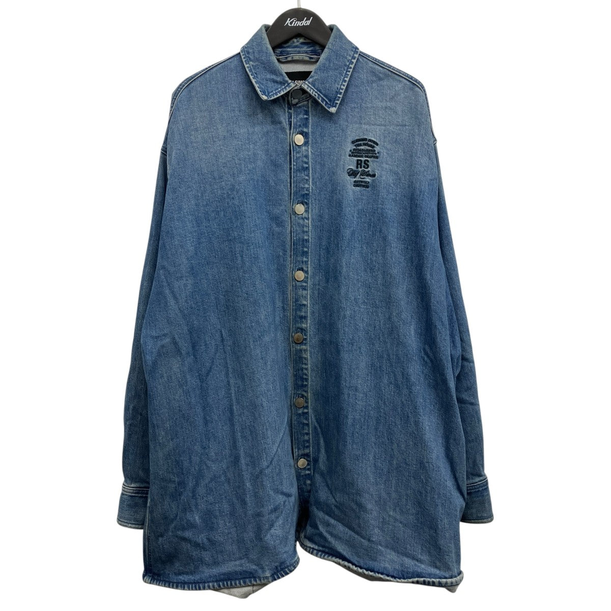 RAF SIMONS ビッグデニムシャツ 古着・中古-1枚目のアイテム画像
