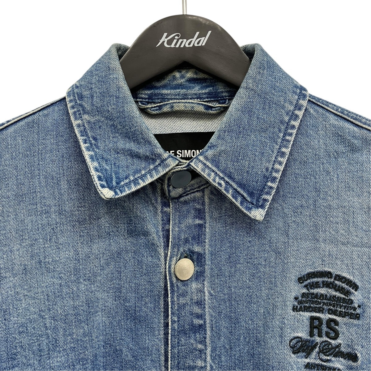 RAF SIMONS ビッグデニムシャツ 古着・中古-3枚目のアイテム画像