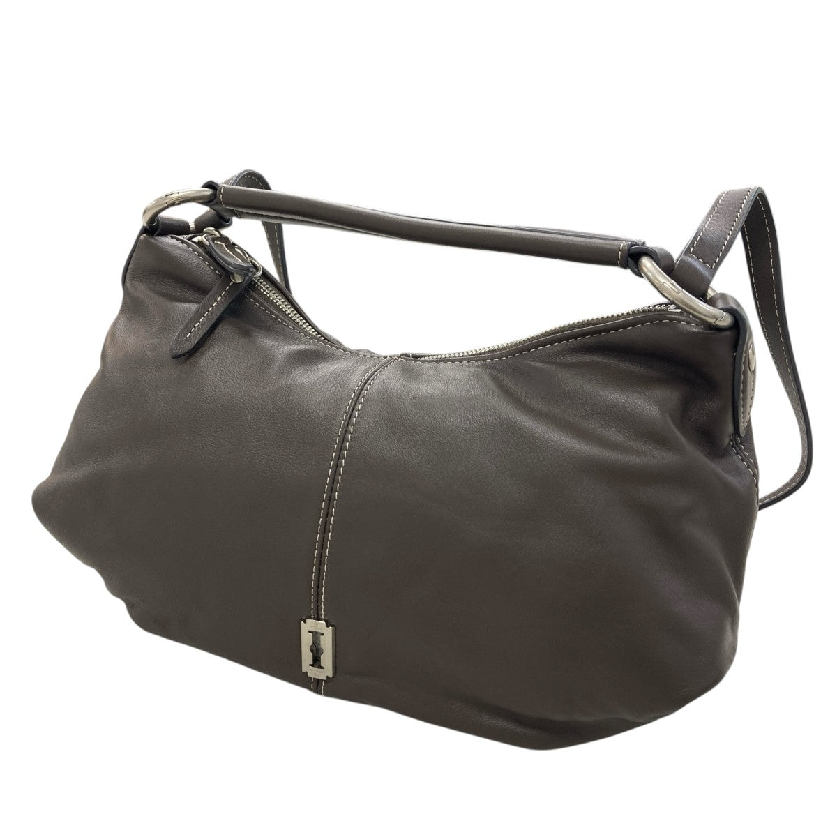 VUNQUE HALFMOON ATTACHE SHOULDERハーフムーンショルダーバッグ 古着・中古-1枚目のアイテム画像