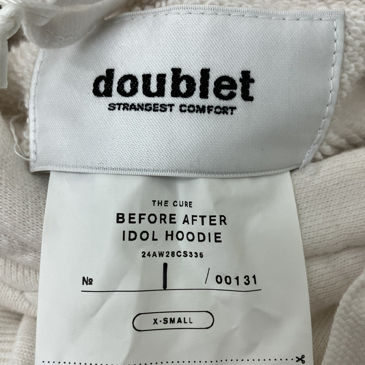 doublet BEFORE AFTER IDOL HOODIE プリントパーカー 古着・中古-5枚目のアイテム画像