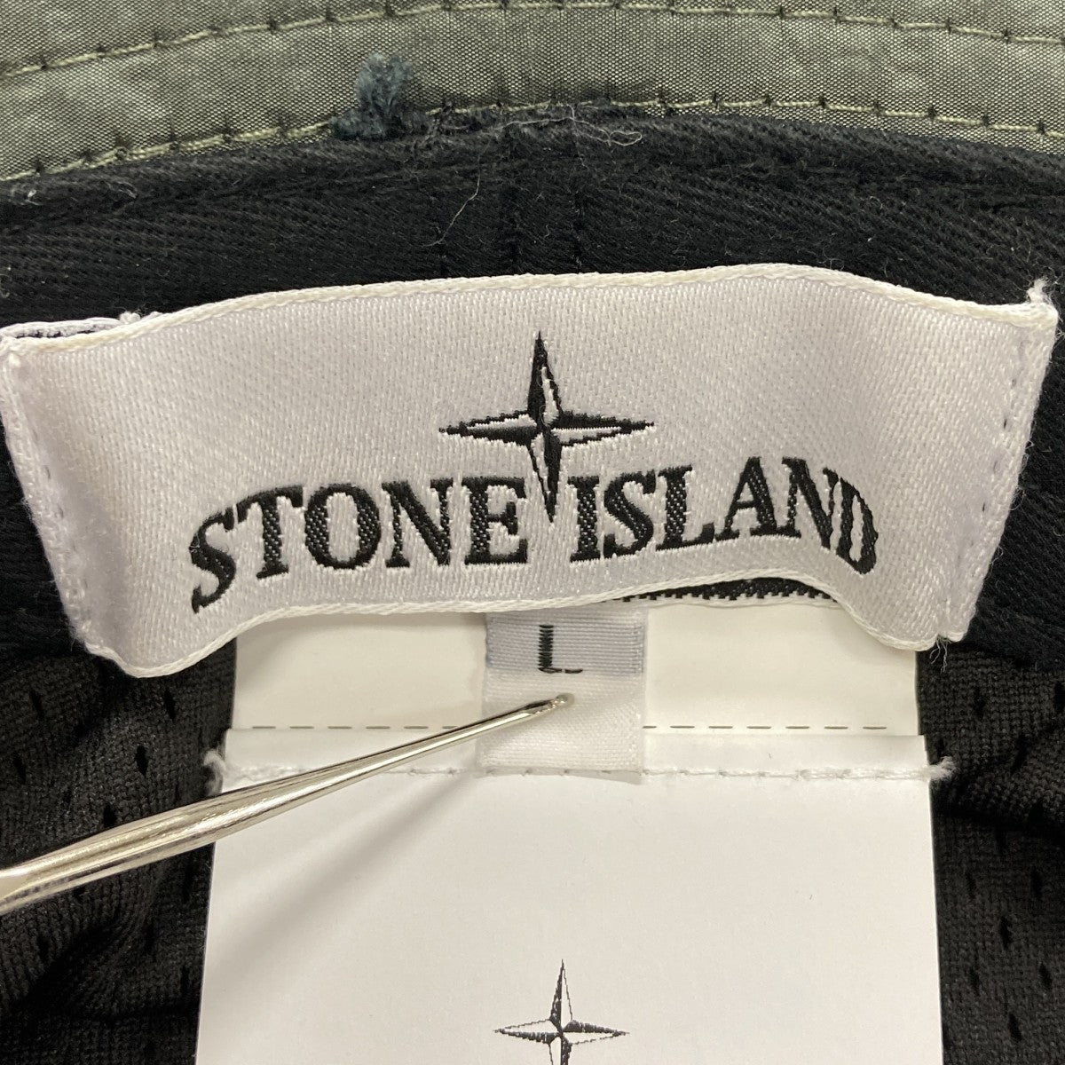 STONE ISLAND ハット 古着・中古-4枚目のアイテム画像