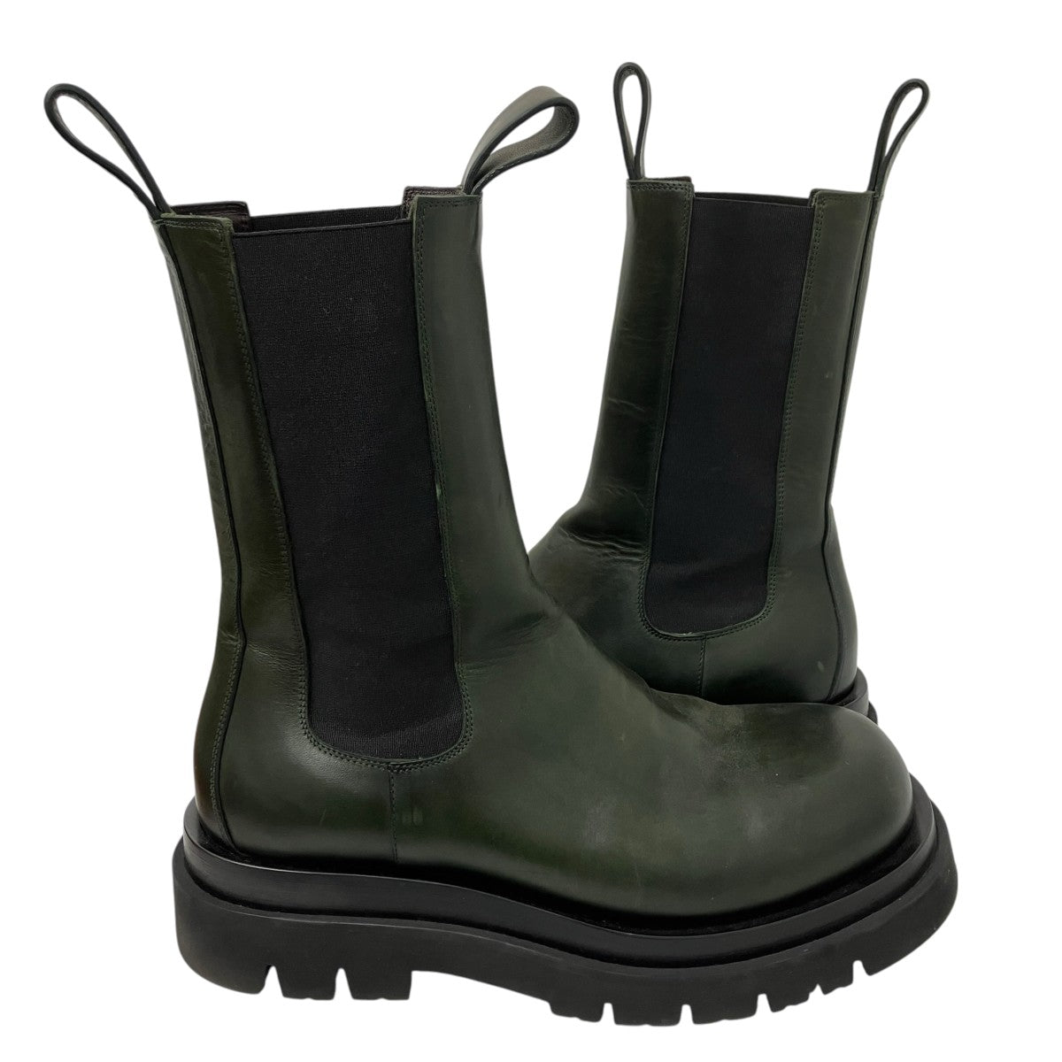 BOTTEGA VENETA ラグサイドゴアブーツ 古着・中古-4枚目のアイテム画像
