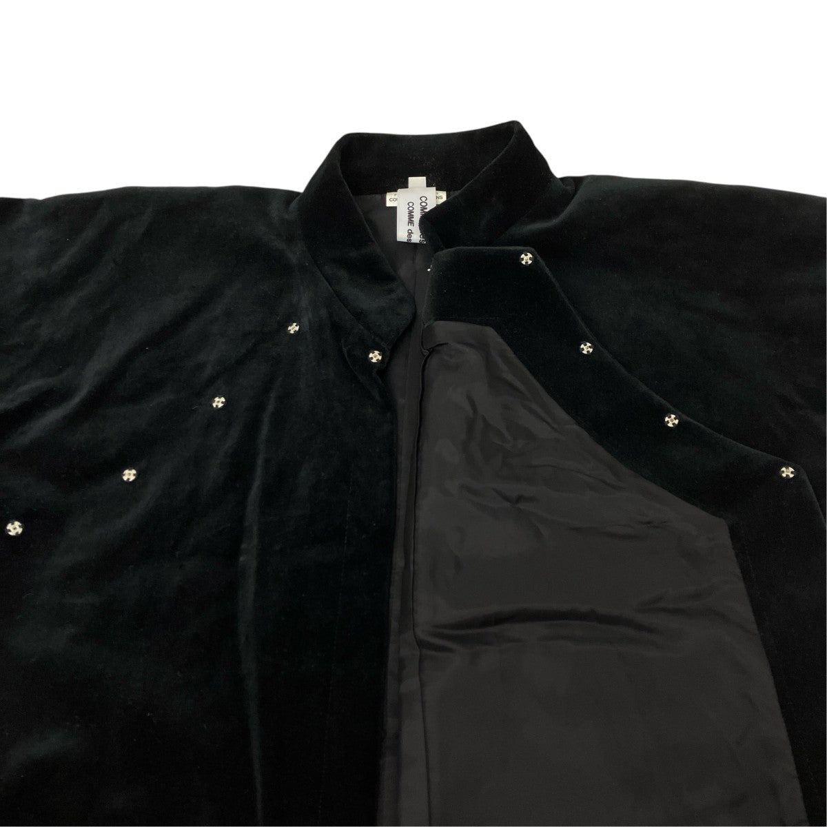 COMME des GARCONS ベロアジャケット 古着・中古-4枚目のアイテム画像
