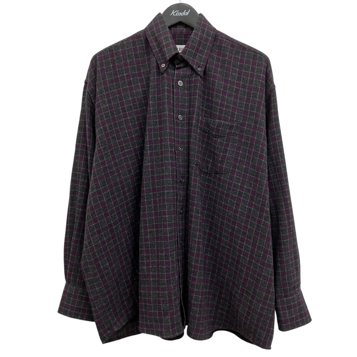 OUR LEGACY ウールチェックシャツ 古着・中古-1枚目のアイテム画像