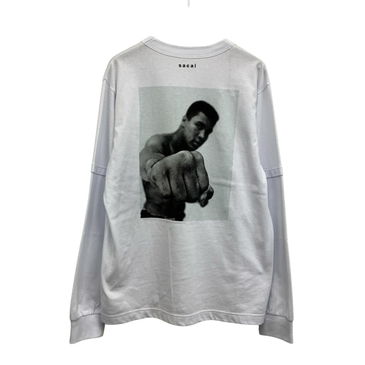 sacai モハメドアリ ロングスリーブTシャツ 古着・中古-2枚目のアイテム画像