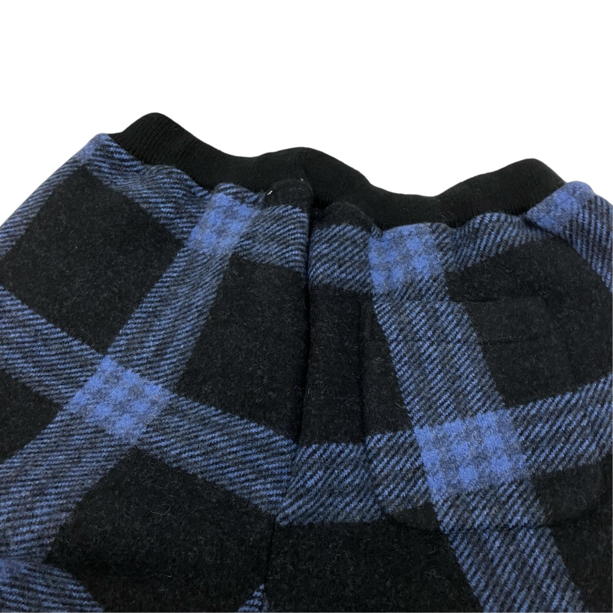 SIDE SLOPE WOOL JACQUARD CHECK PATTERN PANTSウールチェックパンツSSL34-152 古着・中古-4枚目のアイテム画像