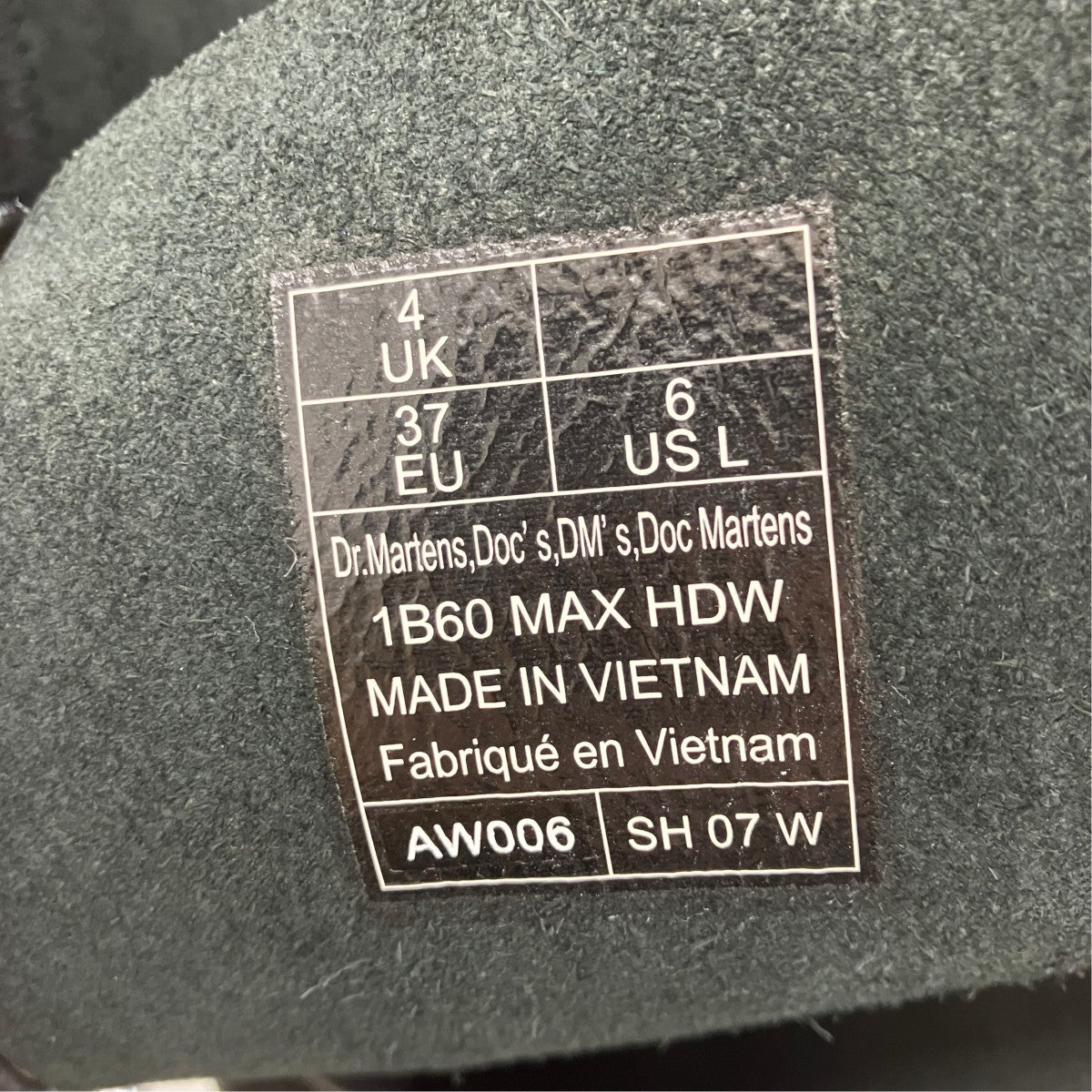 Dr．Martens 14ホールブーツ 古着・中古-7枚目のアイテム画像