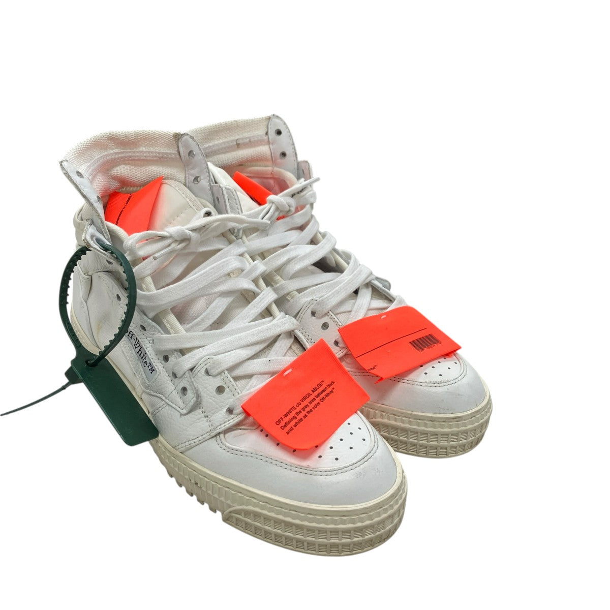 OFFWHITE ハイカットスニーカー 古着・中古-1枚目のアイテム画像