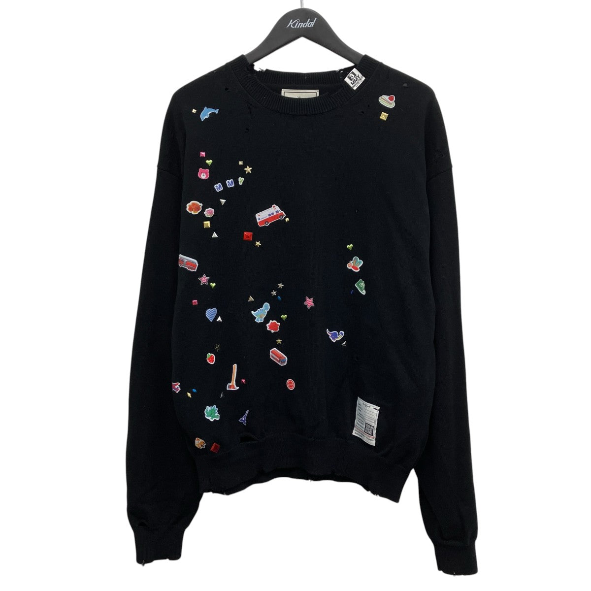 Maison MIHARA YASUHIRO クルーネックニット 古着・中古-1枚目のアイテム画像