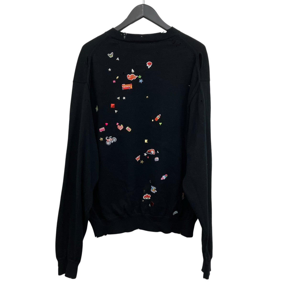 Maison MIHARA YASUHIRO クルーネックニット 古着・中古-2枚目のアイテム画像
