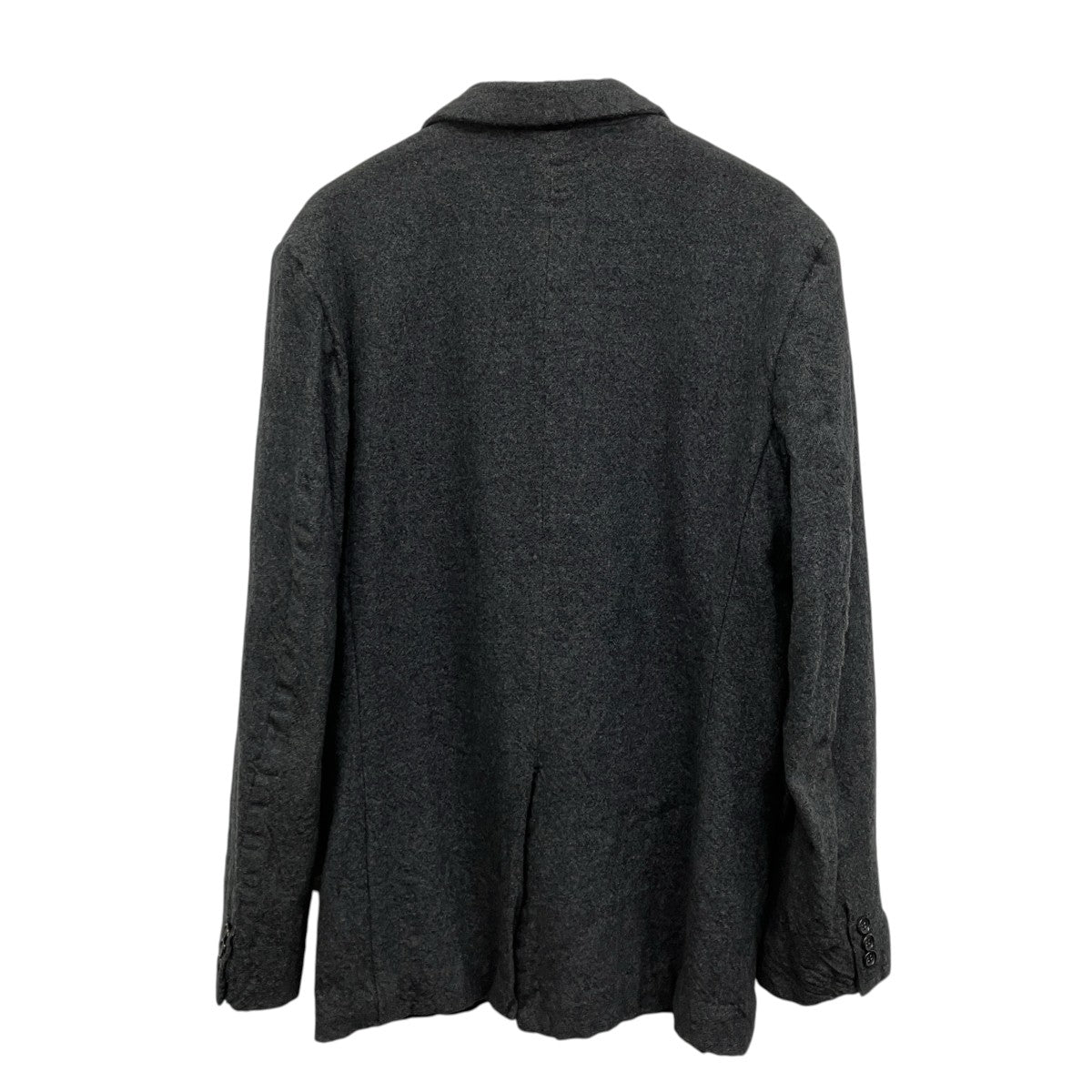 COMME des GARCONS HOMME ウール縮絨テーラードジャケット 古着・中古-2枚目のアイテム画像