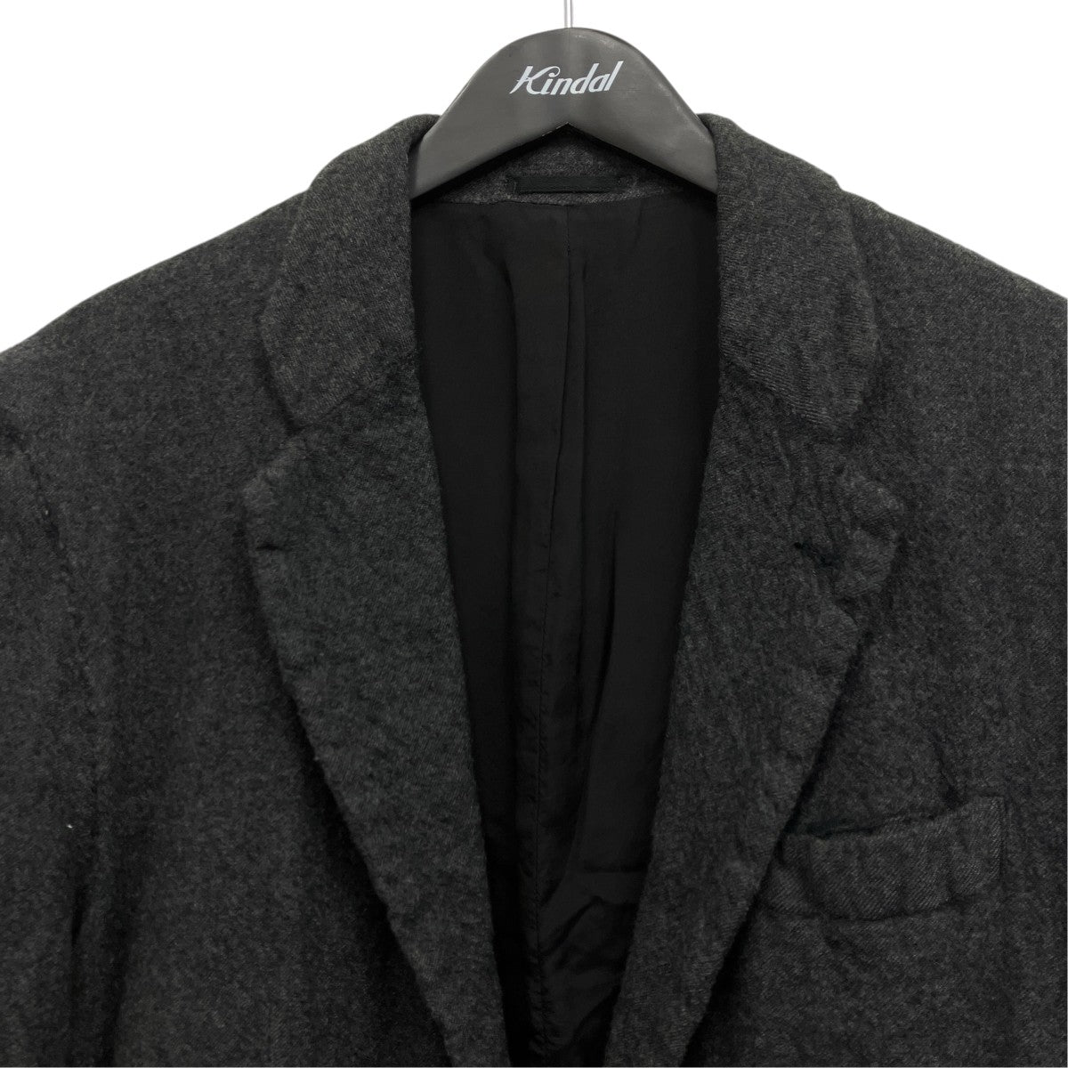 COMME des GARCONS HOMME ウール縮絨テーラードジャケット 古着・中古-3枚目のアイテム画像