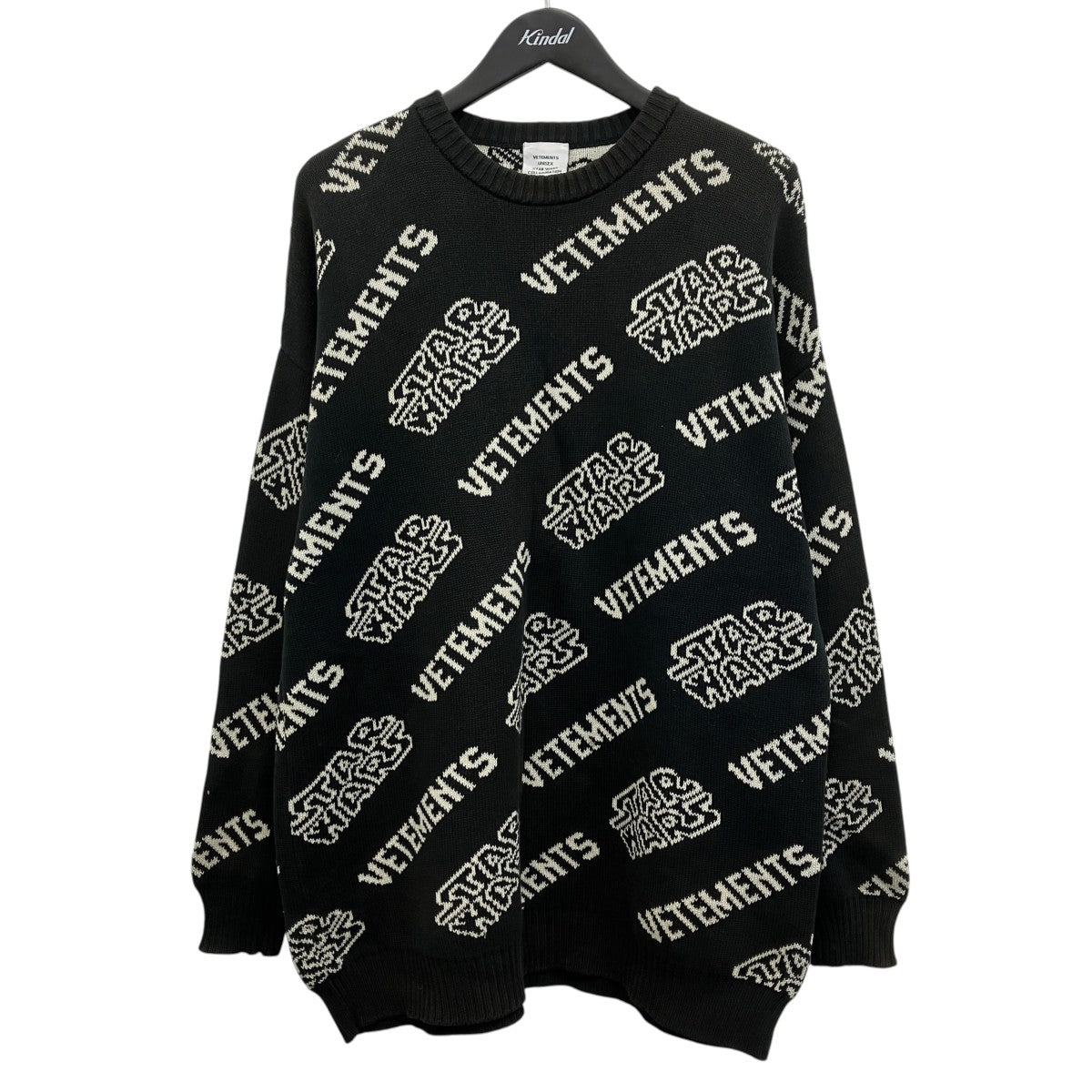VETEMENTS 総柄ニット 古着・中古-1枚目のアイテム画像