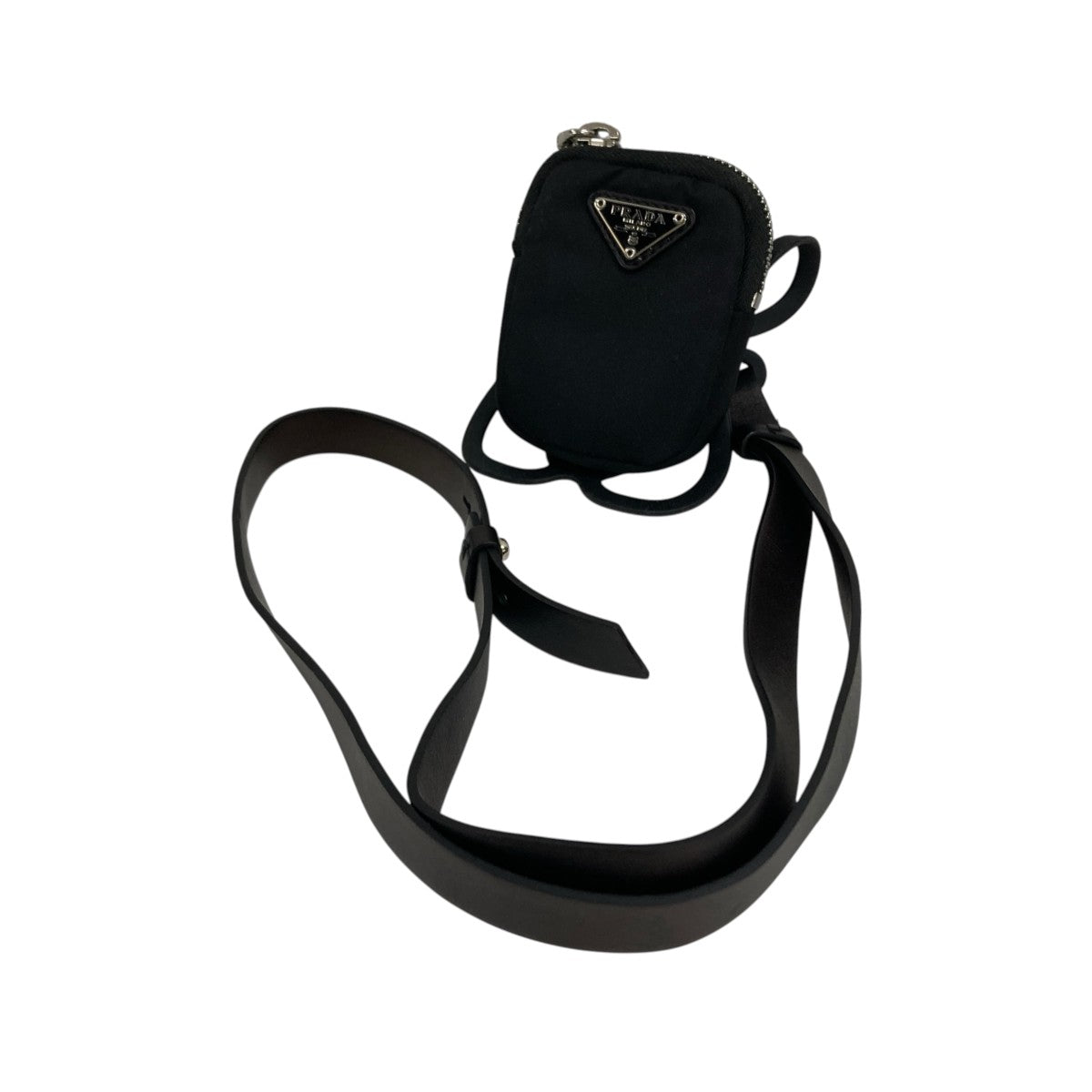 PRADA ナイロンポーチスマホホルダー 古着・中古-1枚目のアイテム画像