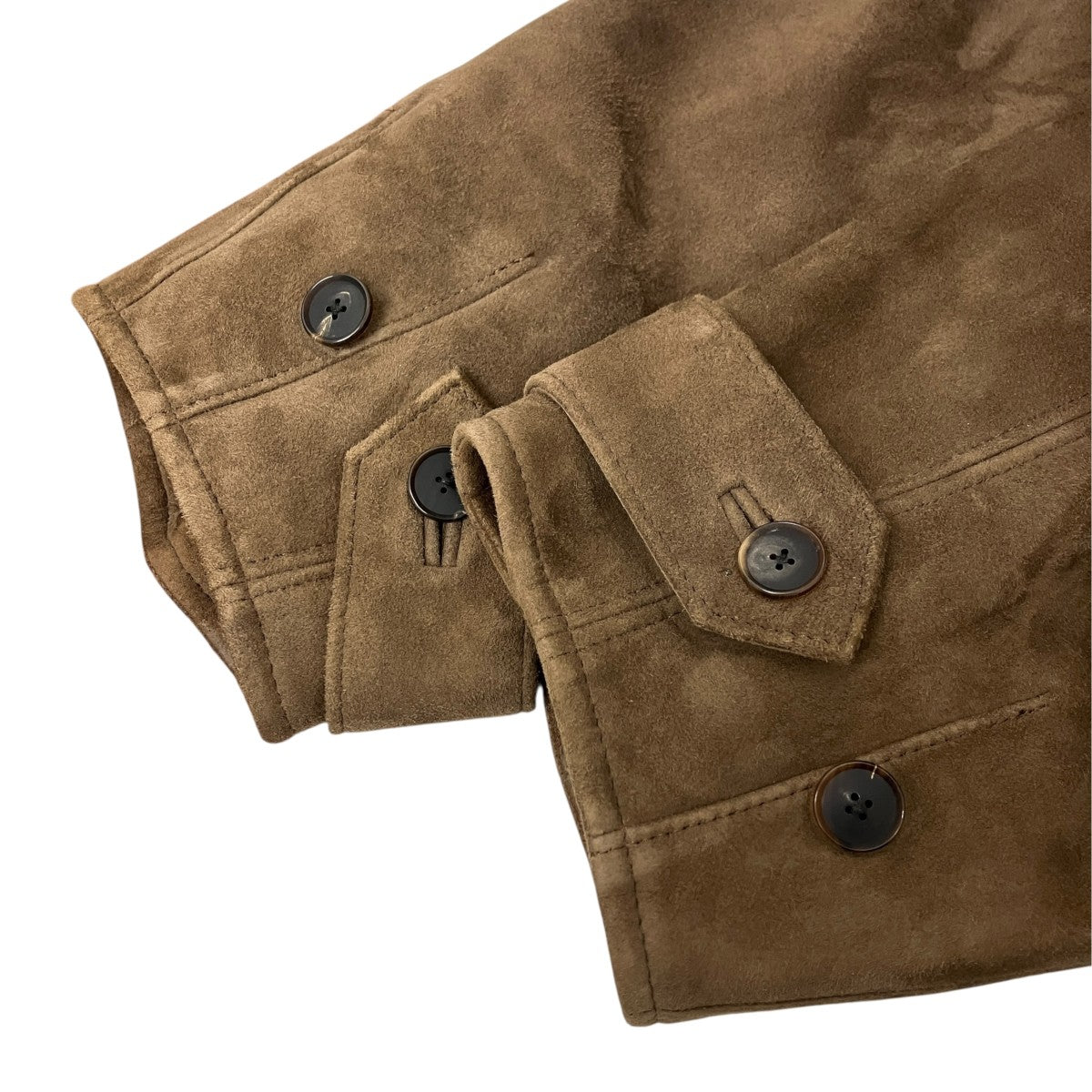 AURALEE 「SILKY GRAIN SUEDE BLOUSON」レザージャケットA26SG06SB 古着・中古-5枚目のアイテム画像
