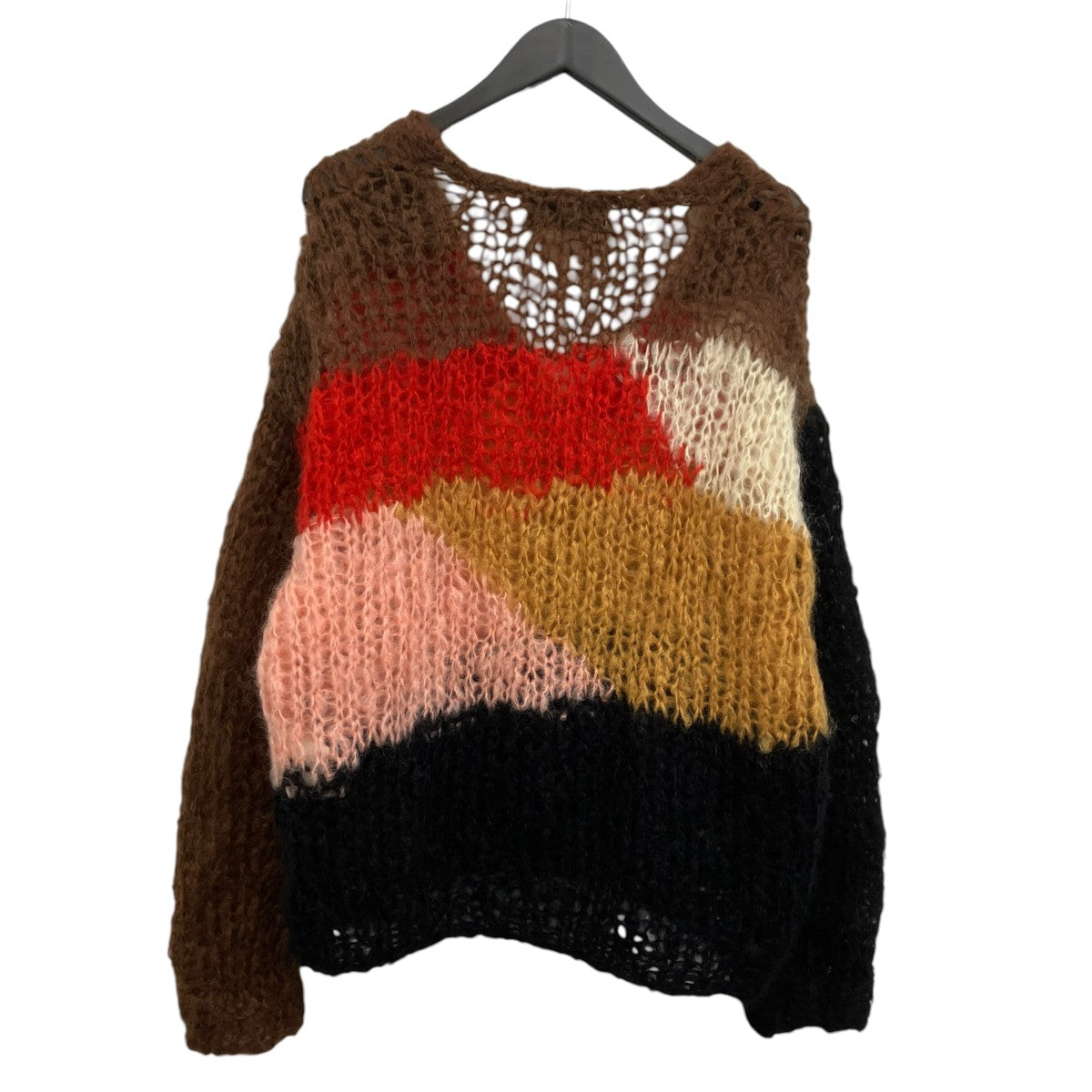 UNUSED Mohair knit cardigan モヘアカーディガン 古着・中古-2枚目のアイテム画像