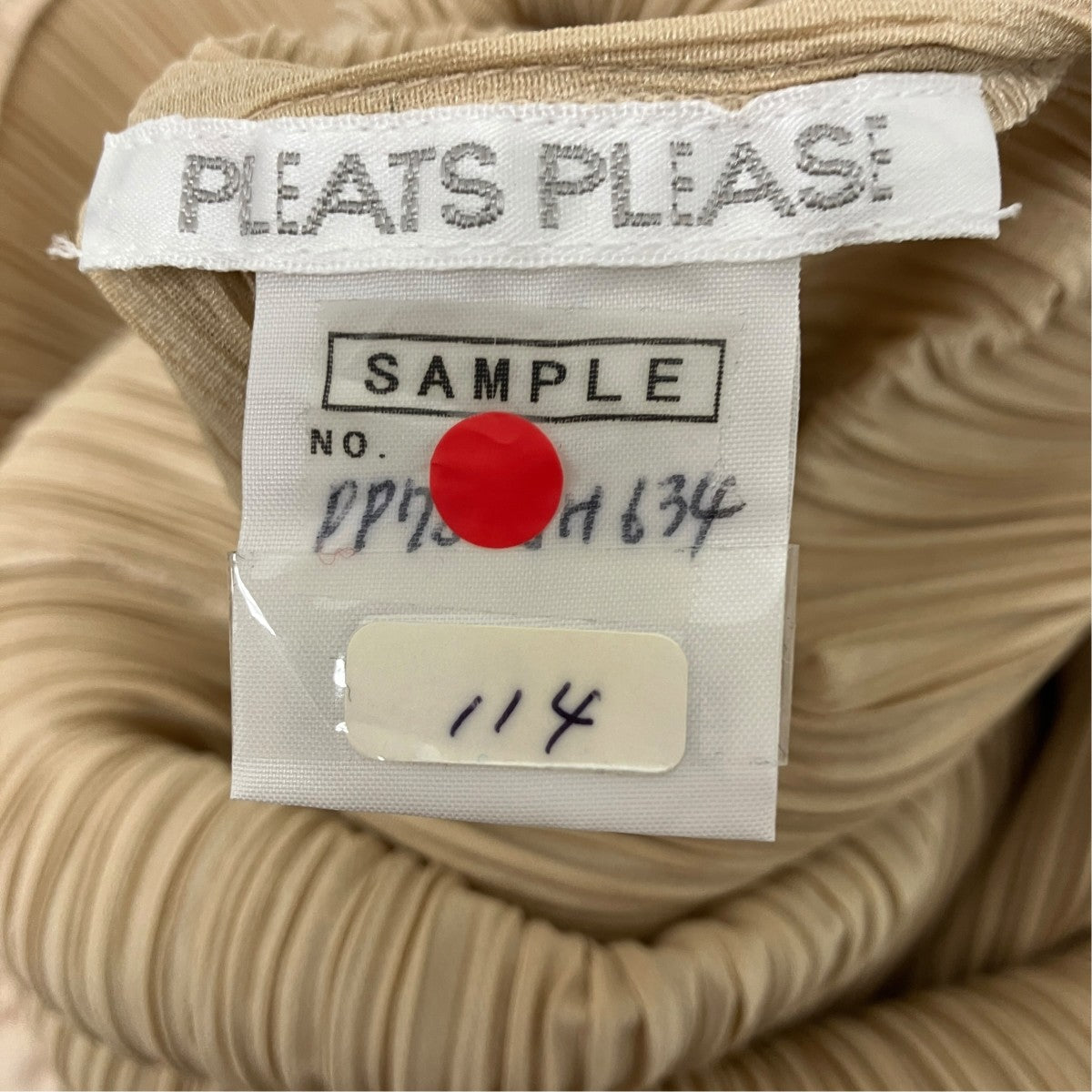PLEATS PLEASE SAMPLE ノースリーブワンピース 古着・中古-5枚目のアイテム画像