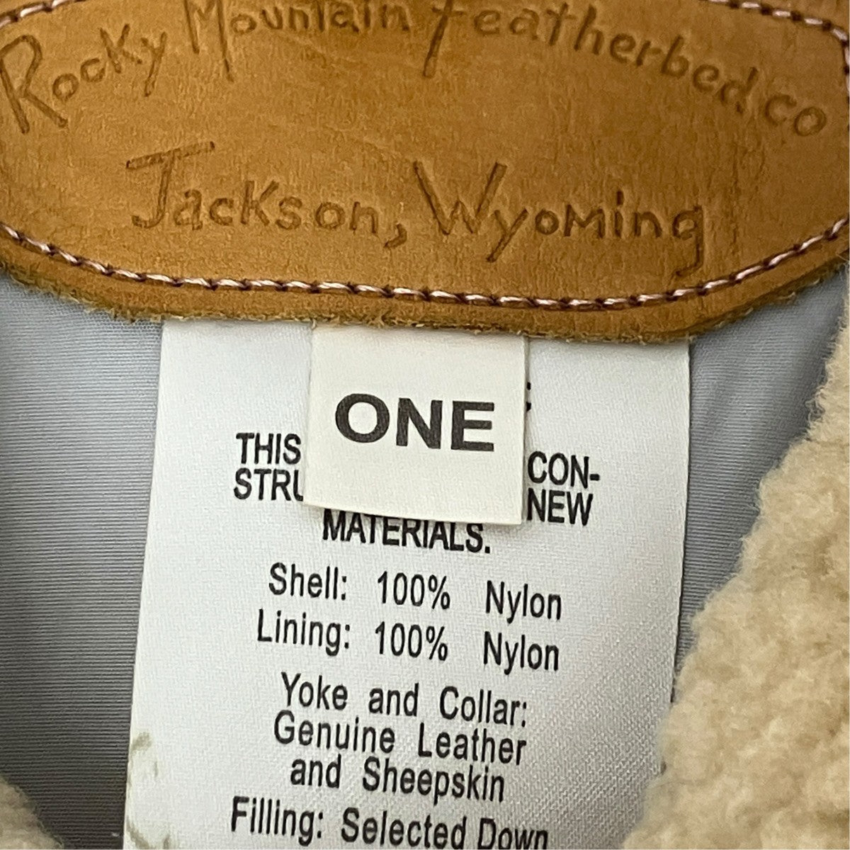 RockyMountainFeatherBed ダウンベスト 古着・中古-4枚目のアイテム画像