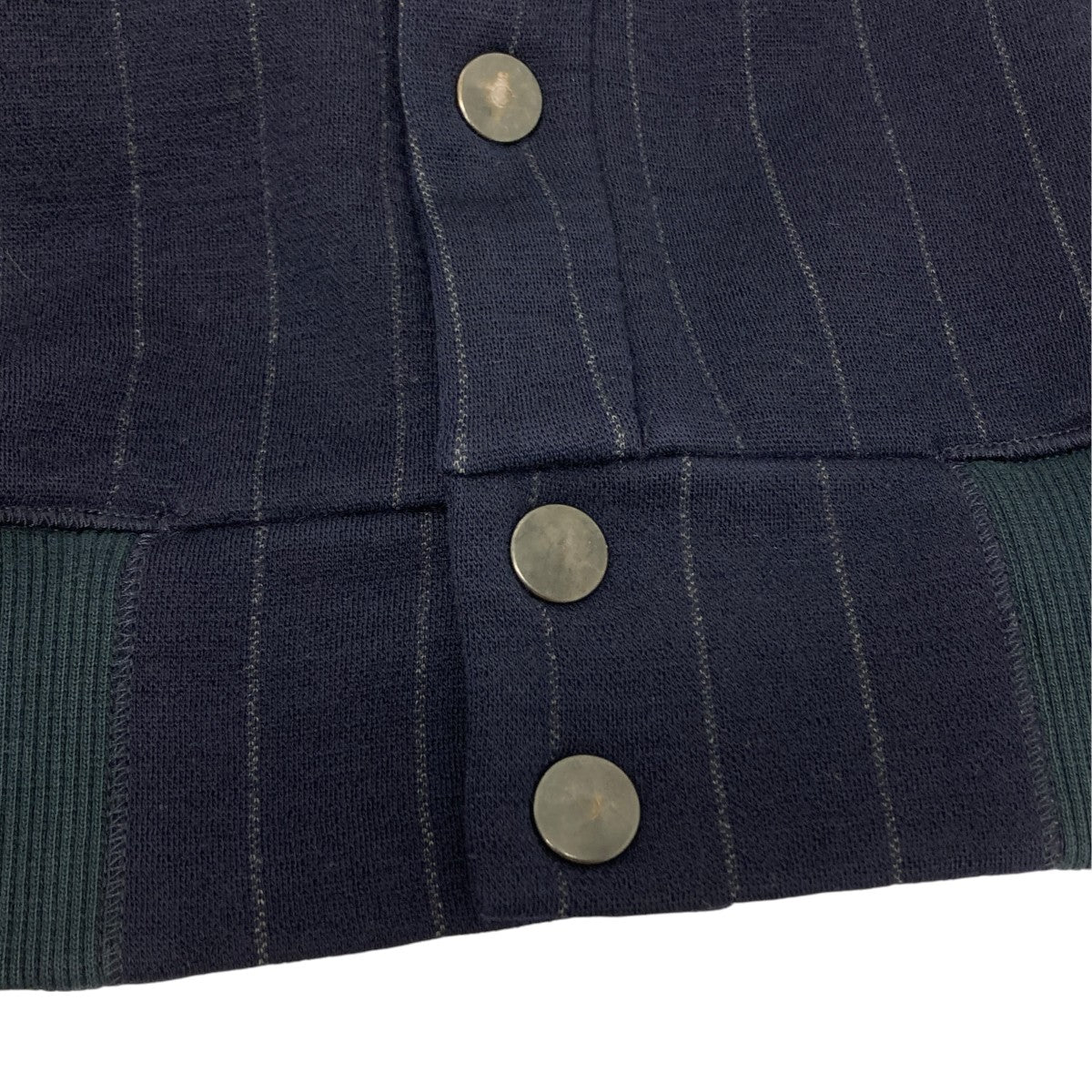 DRIES VAN NOTEN ストライプウールブルゾン 古着・中古-5枚目のアイテム画像