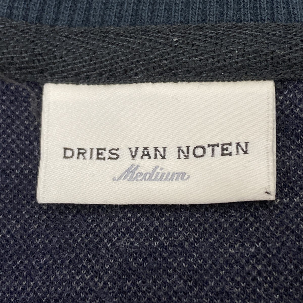 DRIES VAN NOTEN ストライプウールブルゾン 古着・中古-6枚目のアイテム画像