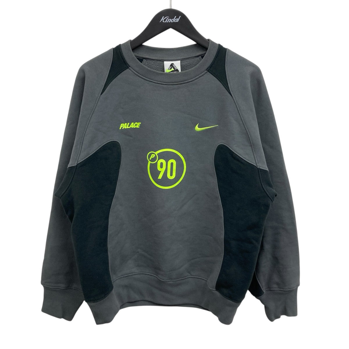 PALACE×NIKE TOTAL P90 CREWプリントスウェット 古着・中古-1枚目のアイテム画像