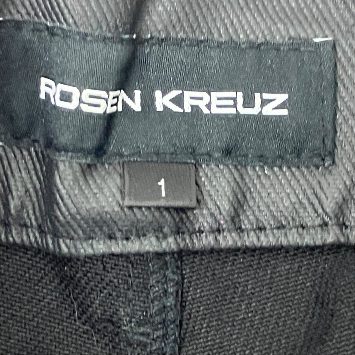 ROSEN KREUZ ダメージサイドジップレザーパンツ 古着・中古-7枚目のアイテム画像