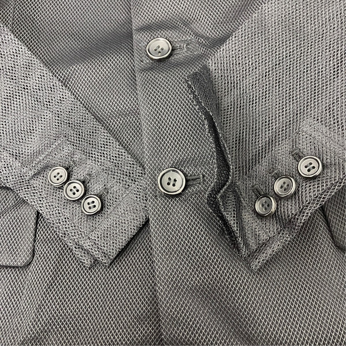 COMME des GARCONS シースルーテーラードジャケット 古着・中古-4枚目のアイテム画像