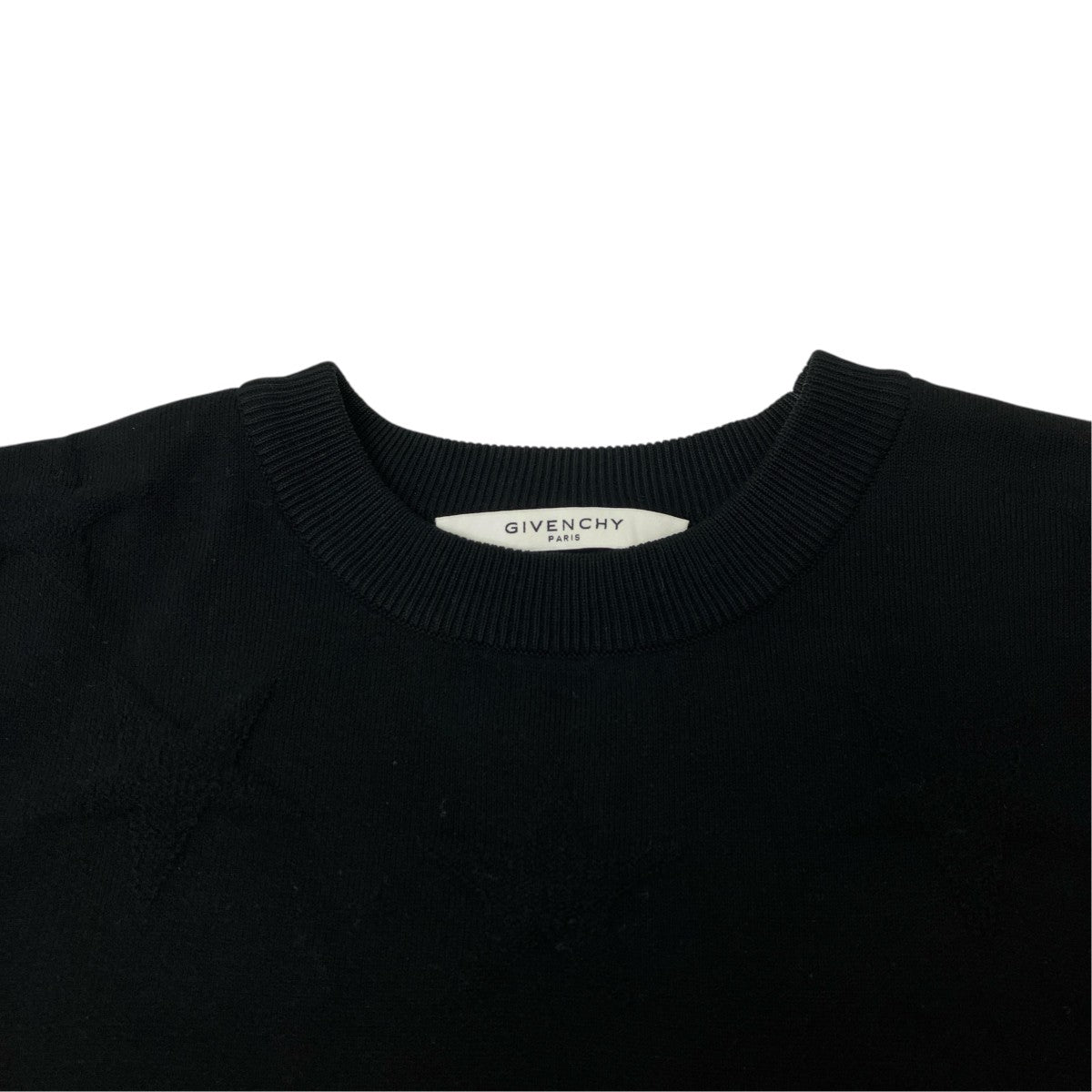 GIVENCHY スターエンボスクルーネックニット 古着・中古-4枚目のアイテム画像