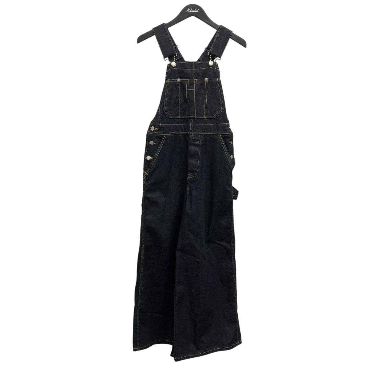 beautiful people selvage denim overall デニムオーバーオール 古着・中古-1枚目のアイテム画像