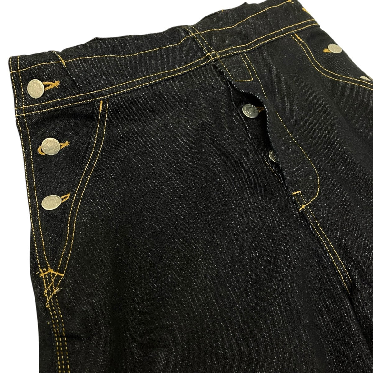 beautiful people selvage denim overall デニムオーバーオール 古着・中古-4枚目のアイテム画像