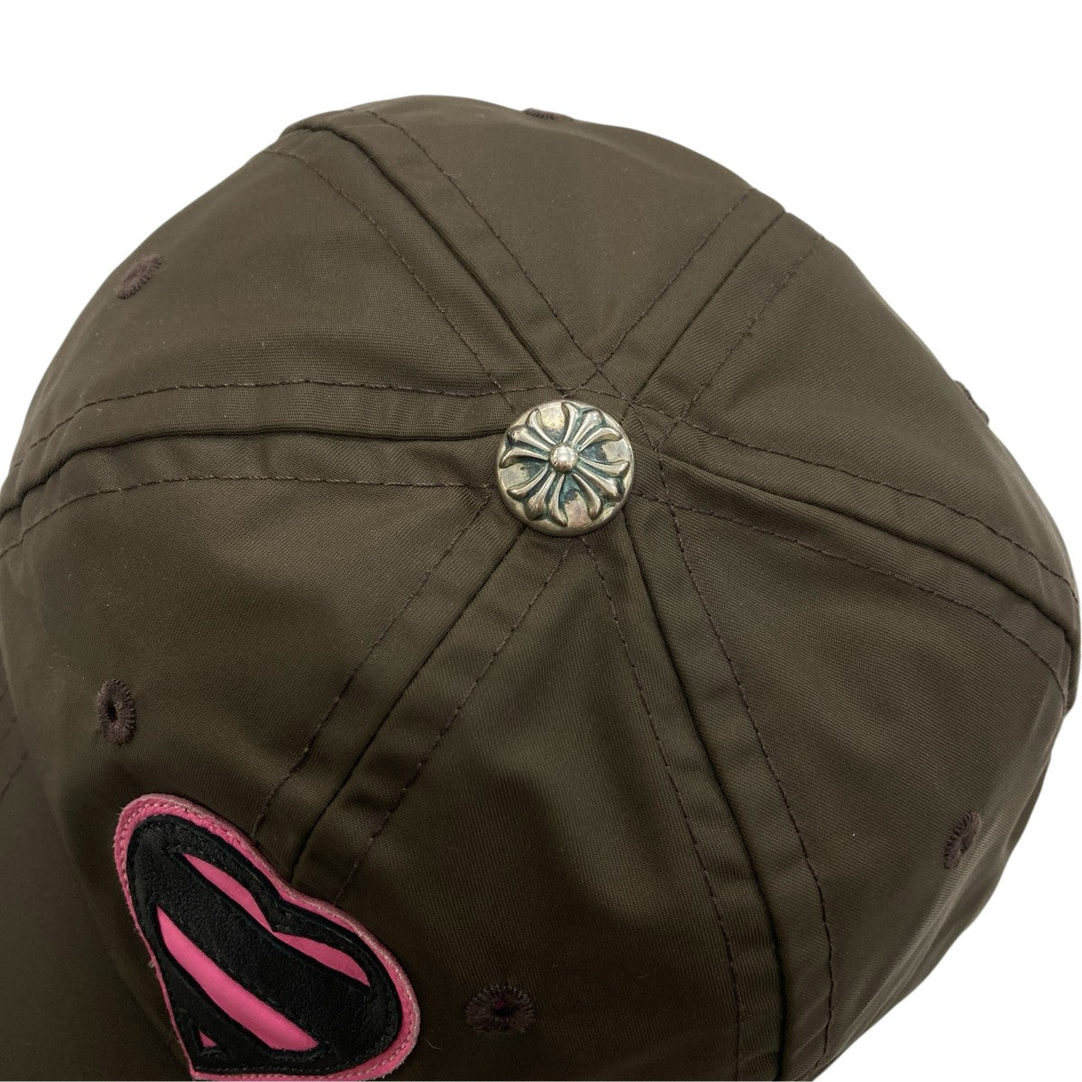 CHROME HEARTS MATTY BOYハートパッチキャップ 古着・中古-4枚目のアイテム画像
